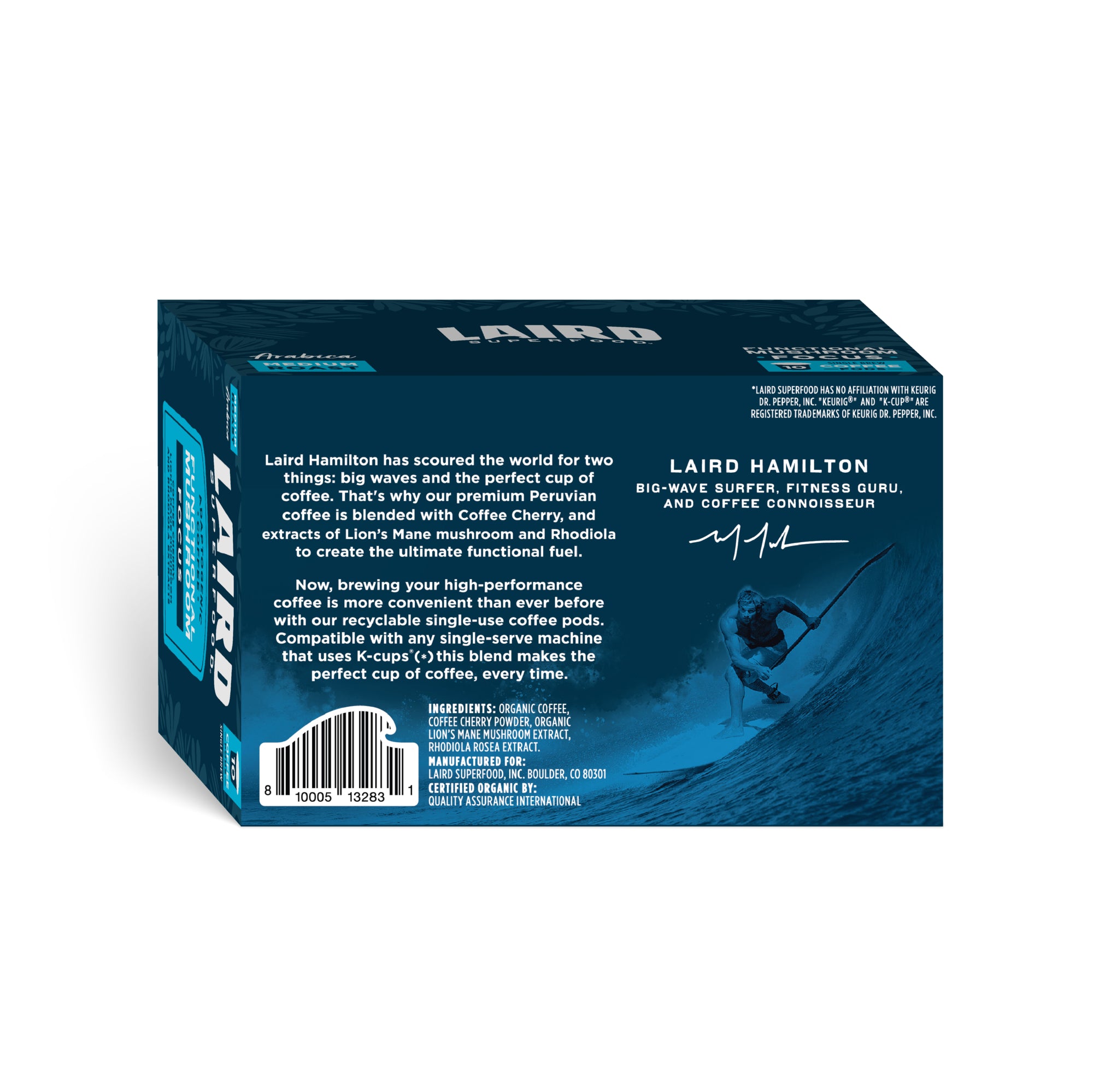 Focus Energy Coffee K-Cups | Medium Roast | Laird Superfood