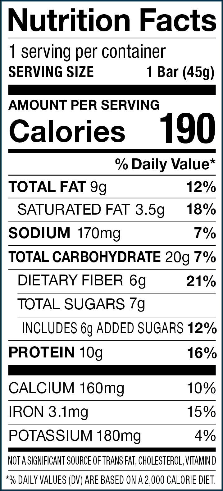 Double Chocolate Peanut Butter Protein Bar (10pk)