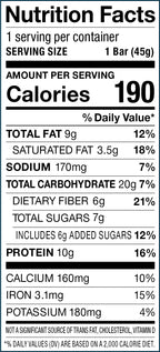 Double Chocolate Peanut Butter Protein Bar (10pk)