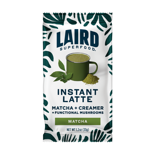 Matcha Instant Latte Single Serving by Laird Superfood