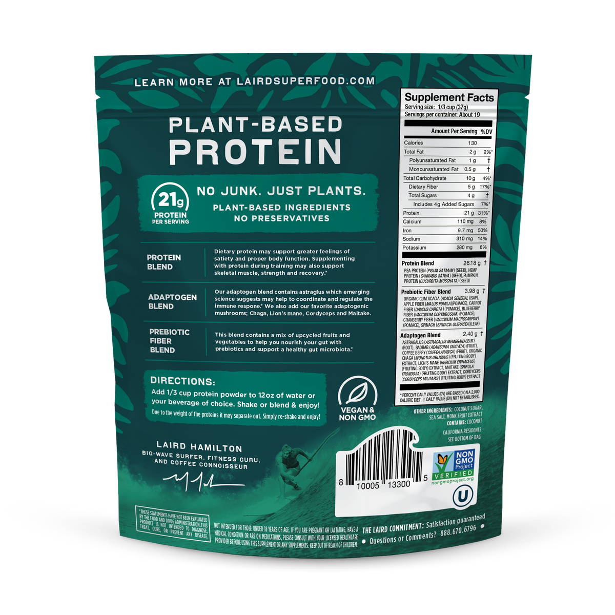 Original Protein Powder Laird Superfood
