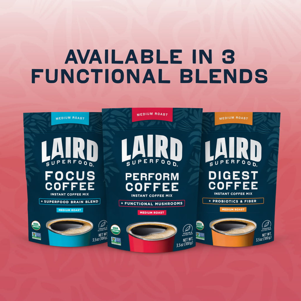Available in 3 functional blends