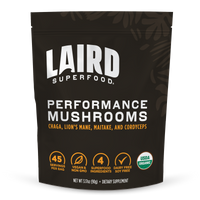 performance mushrooms front packaging