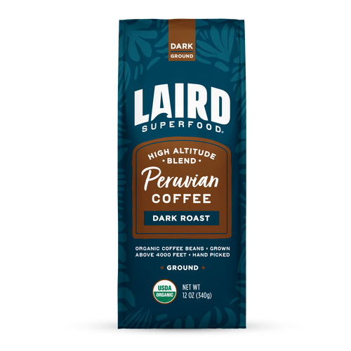 Organic Peruvian Dark Roast Ground Coffee