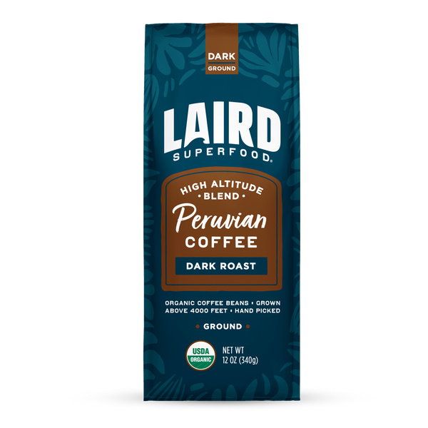 Organic Peruvian Dark Roast Ground Coffee