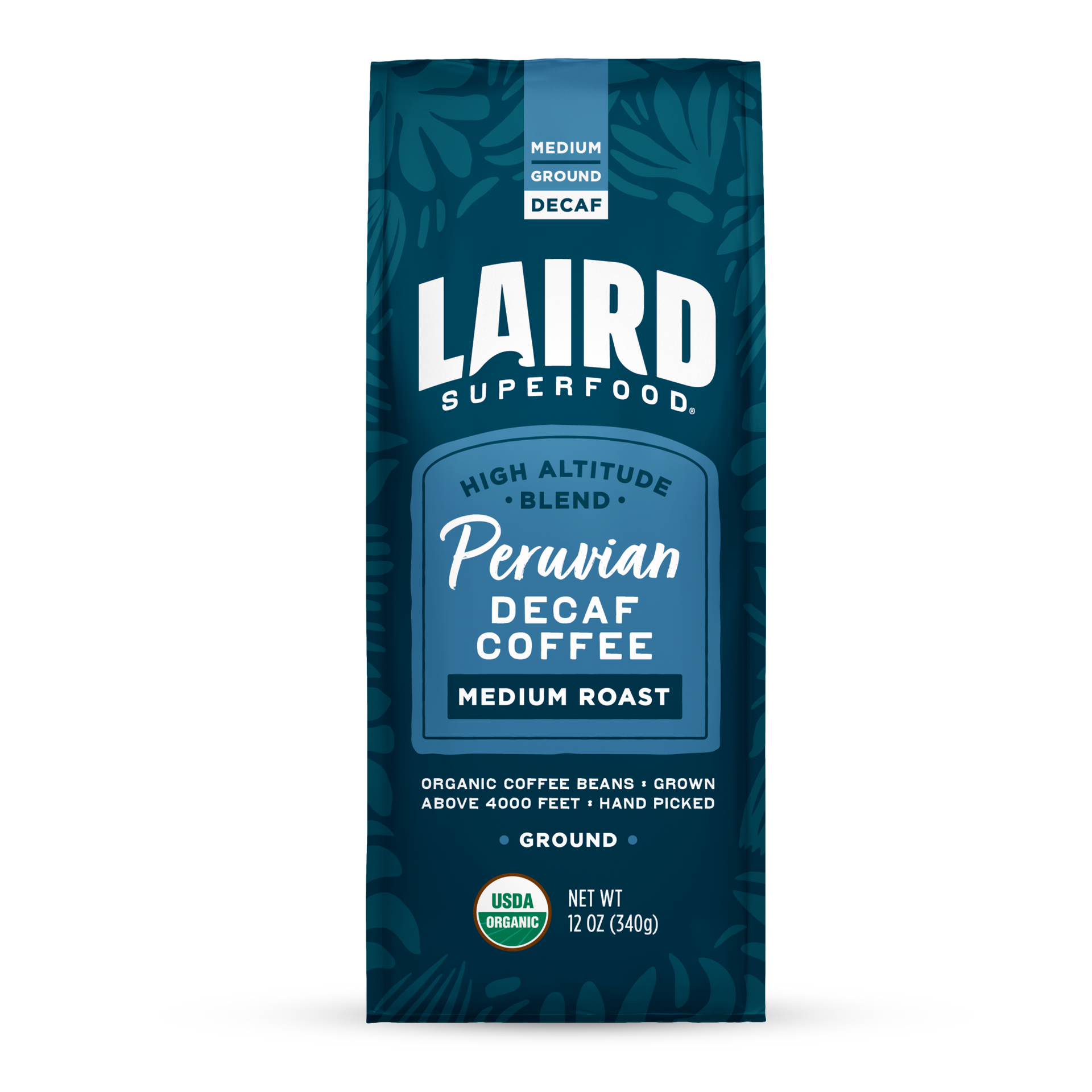 Organic Ethically Sourced Decaf Ground Coffee | Medium Roast