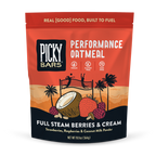 front graphic of Picky Bar's Oatmeal with Berries and Cream packaging