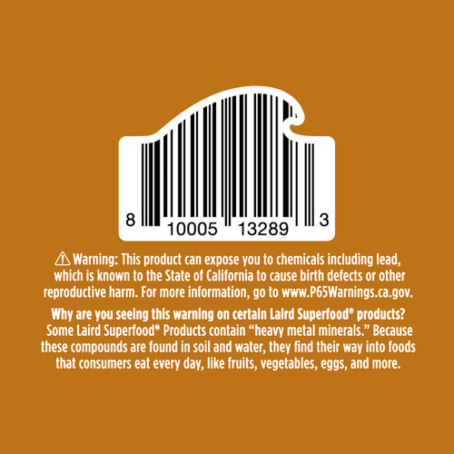 Prop 65 California Warning