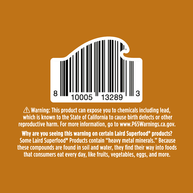 Prop 65 California Warning