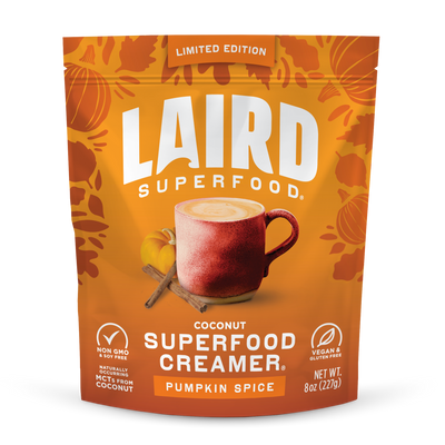 Laird Superfood Pumpkin Spice Creamer 8oz Front of package