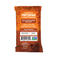 Pumpkin Spice Superfood Protein Bar with Adaptogens Back of Package