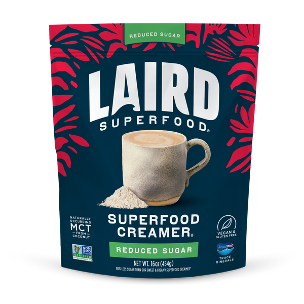 Reduced Sugar Superfood Creamer front of package