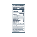Laird Superfood Liquid Creamer Vanilla Nutrition Fact Panel
