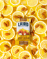 Lemon Almond Protein Bar surrounded by lemon slices and almonds. 