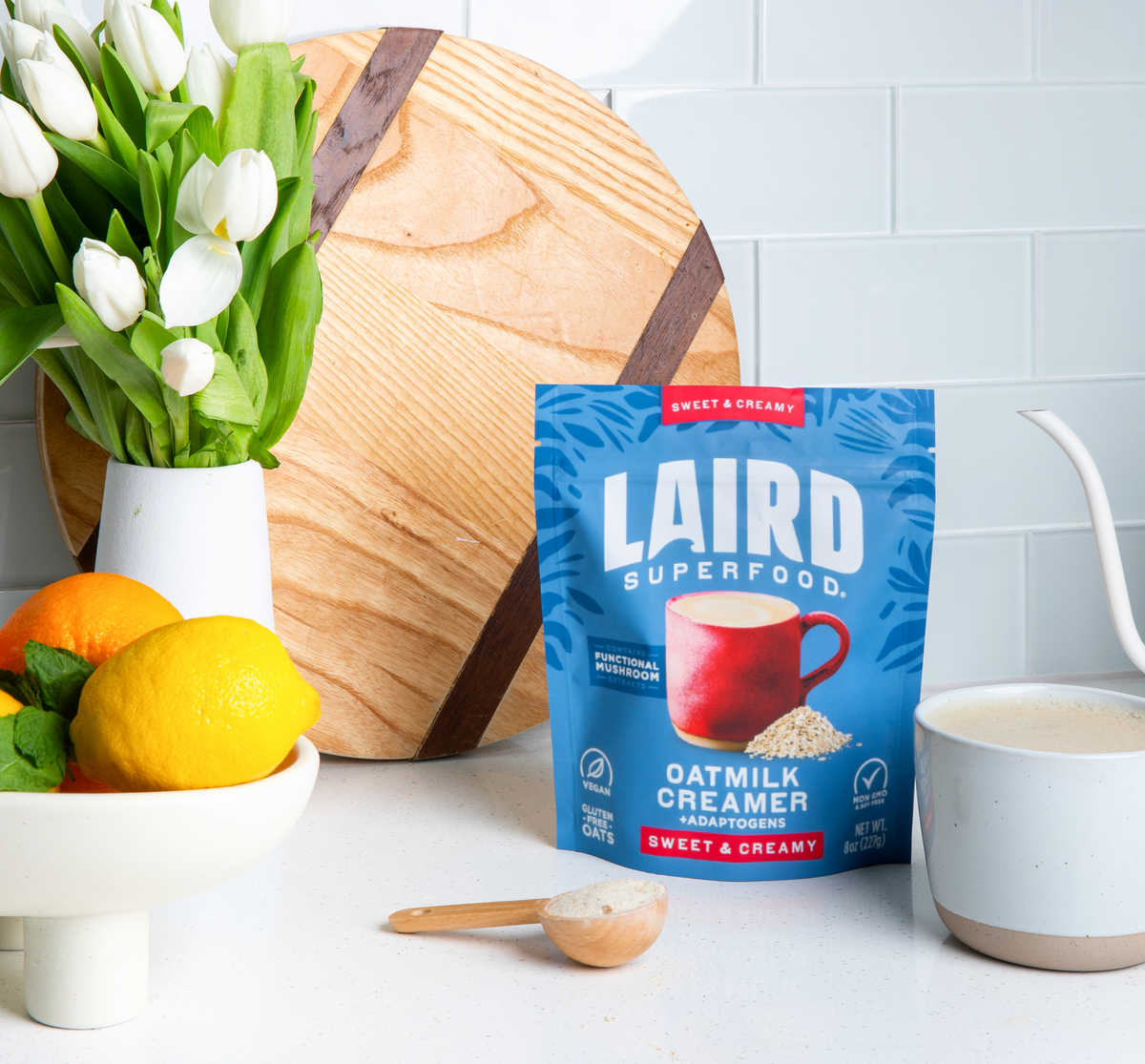 Sweet & Creamy Oatmilk Creamer Laird Superfood