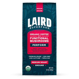 Organic PERFORM Functional Mushroom Coffee - Medium Roast Ground