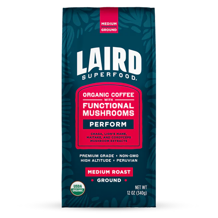 Organic PERFORM Functional Mushroom Coffee - Medium Roast Ground