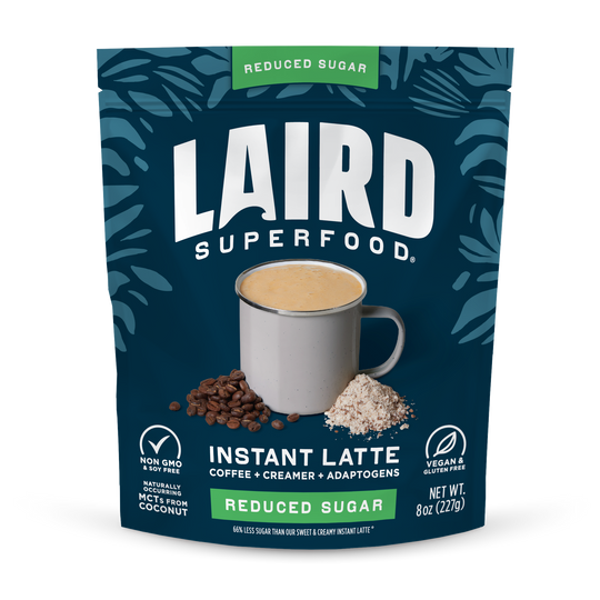 Reduced Sugar Instant Latte with Adaptogens