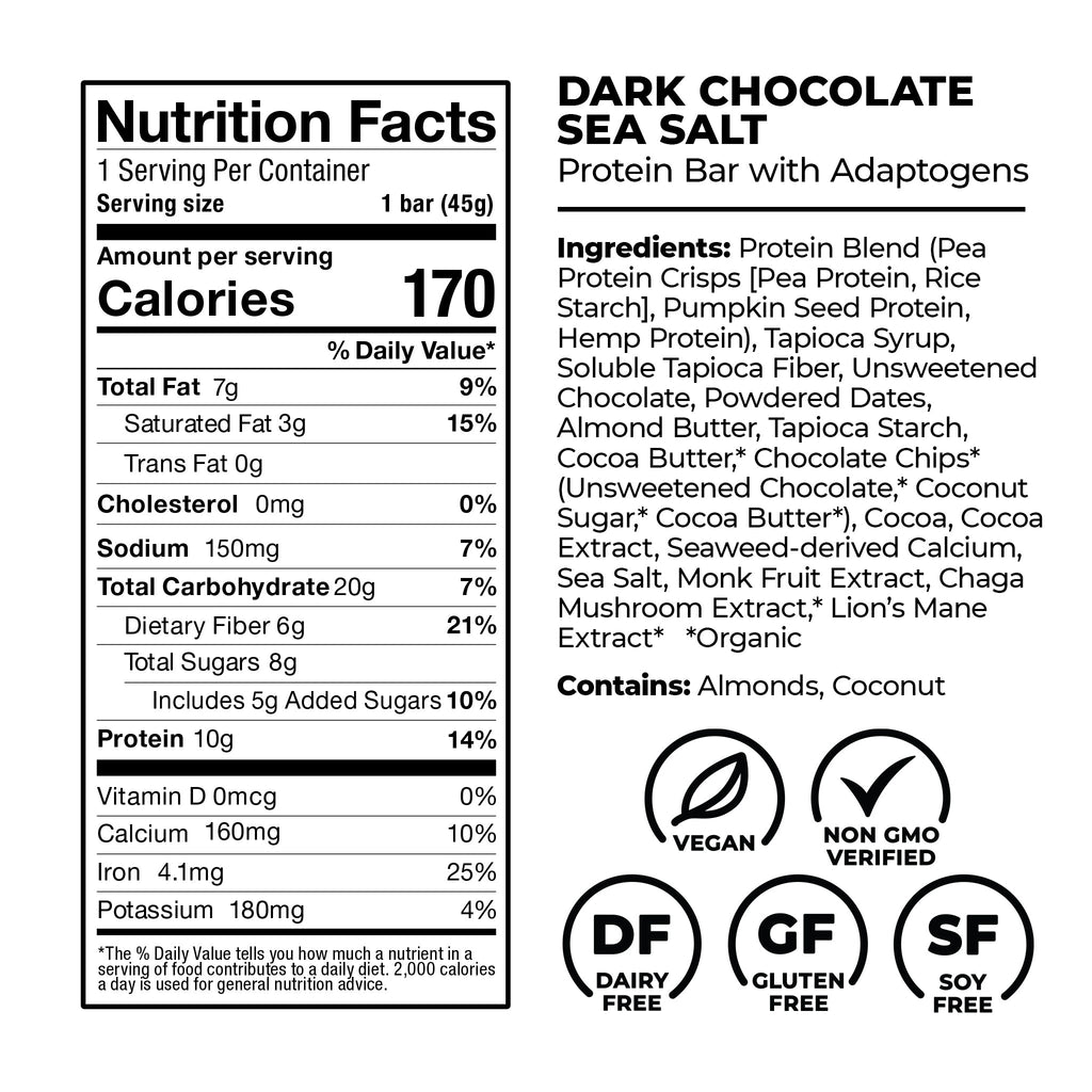 Dark Chocolate Sea Salt Protein Bar