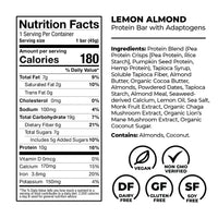 Plant Based Lemon Almond Protein Bars