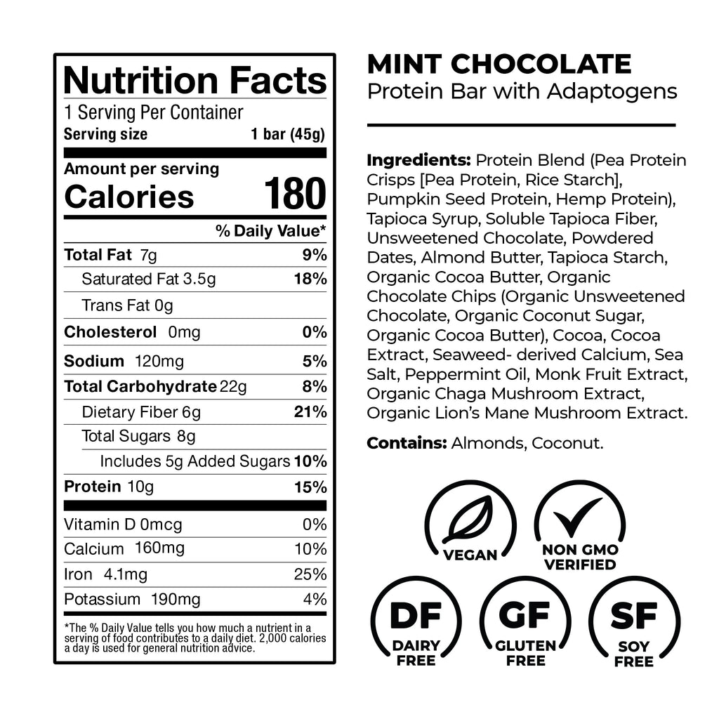 Mint Chocolate Protein Bar