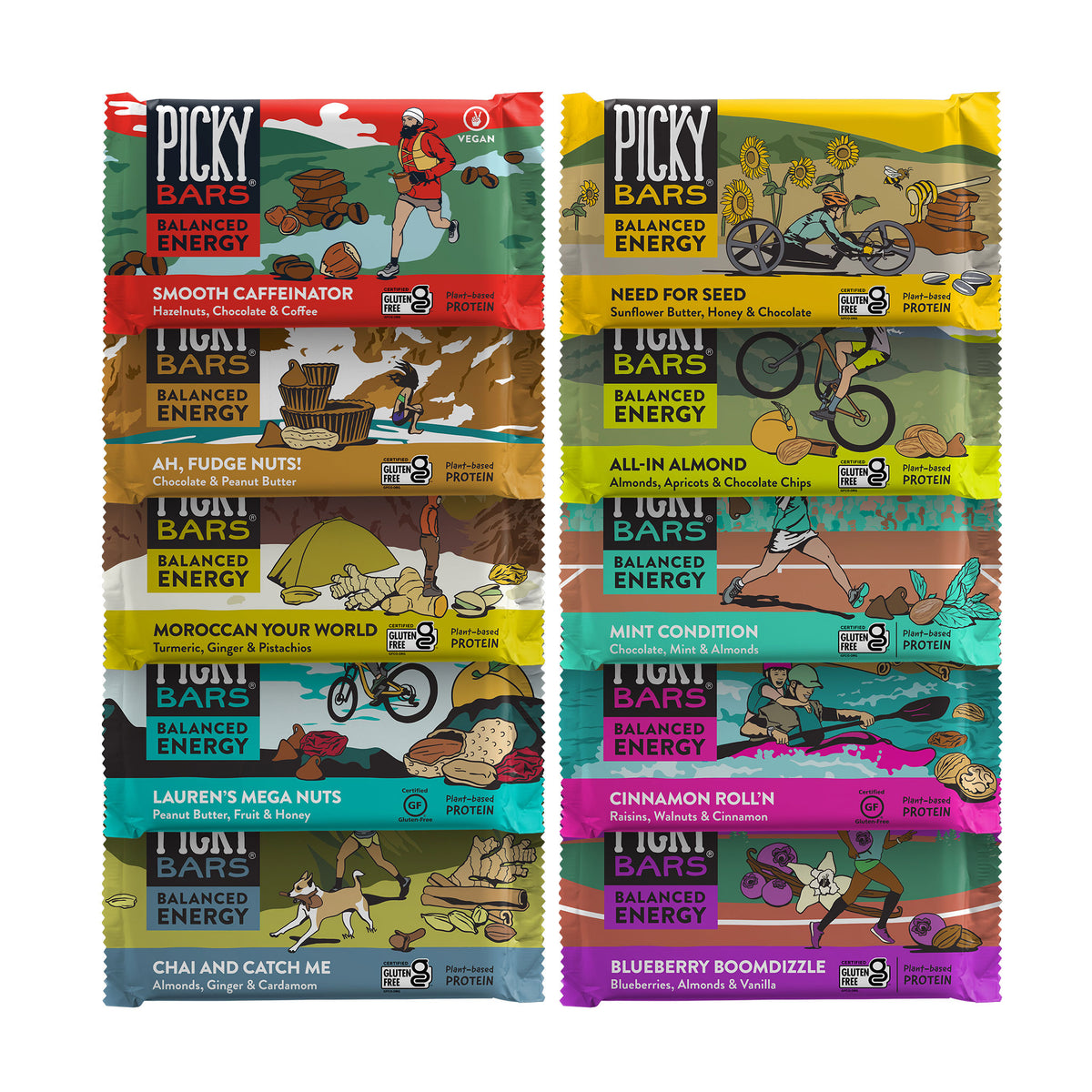 Picky Bars Whole Shebang Bundle Snack Bars Laird Superfood