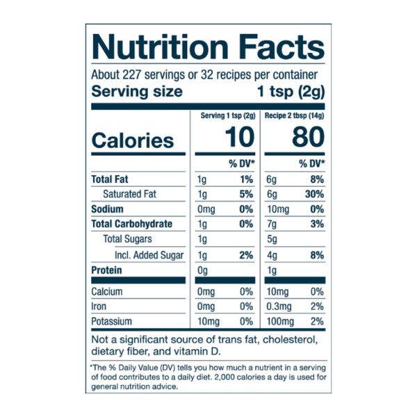 Original Superfood Creamer Nutrition Facts