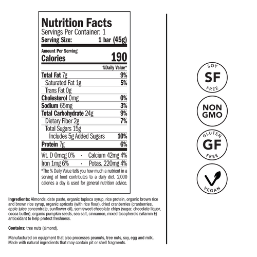 Picky Bars, Laird Superfood Energy Bar