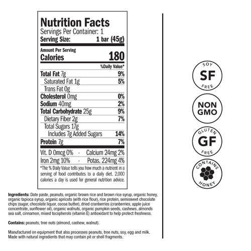 Picky Bars, Laird Superfood Energy Bar