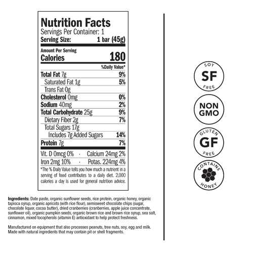 Picky Bars, Laird Superfood Energy Bar