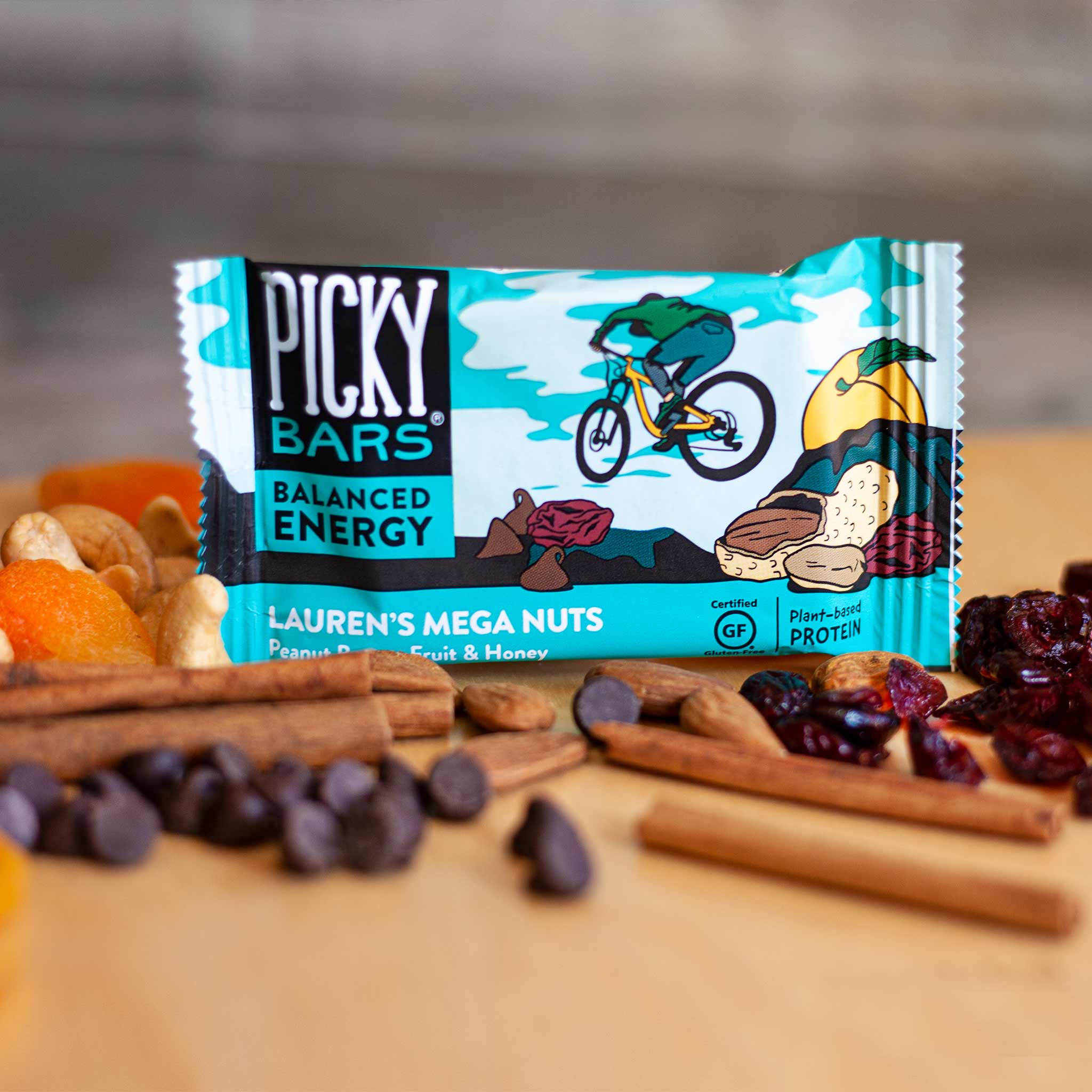 Lauren's Mega Nuts Bar with Fruit and Peanut Butter | Laird Superfood